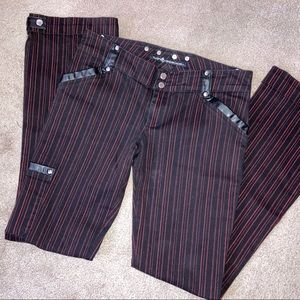 Lip service stretch cotton boot cut pants